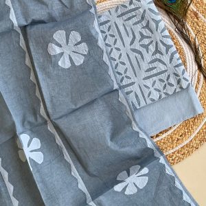 Pipli Collection Artisan’s Touch: Pure Cotton Applique Suit with Organdy Dupatta