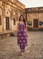 Narangi Chikankari Collection : Peach Noddles Kurti & Palazzo set - Image 7
