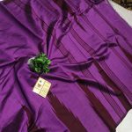 Gauri collection:  Light Wine & MahroonHandcrafted Raw Silk Saree with Temple Border